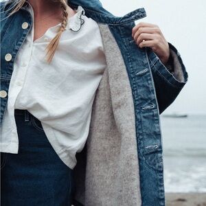 Rudy Jude Shetland Lined Big Jean Jacket in XS